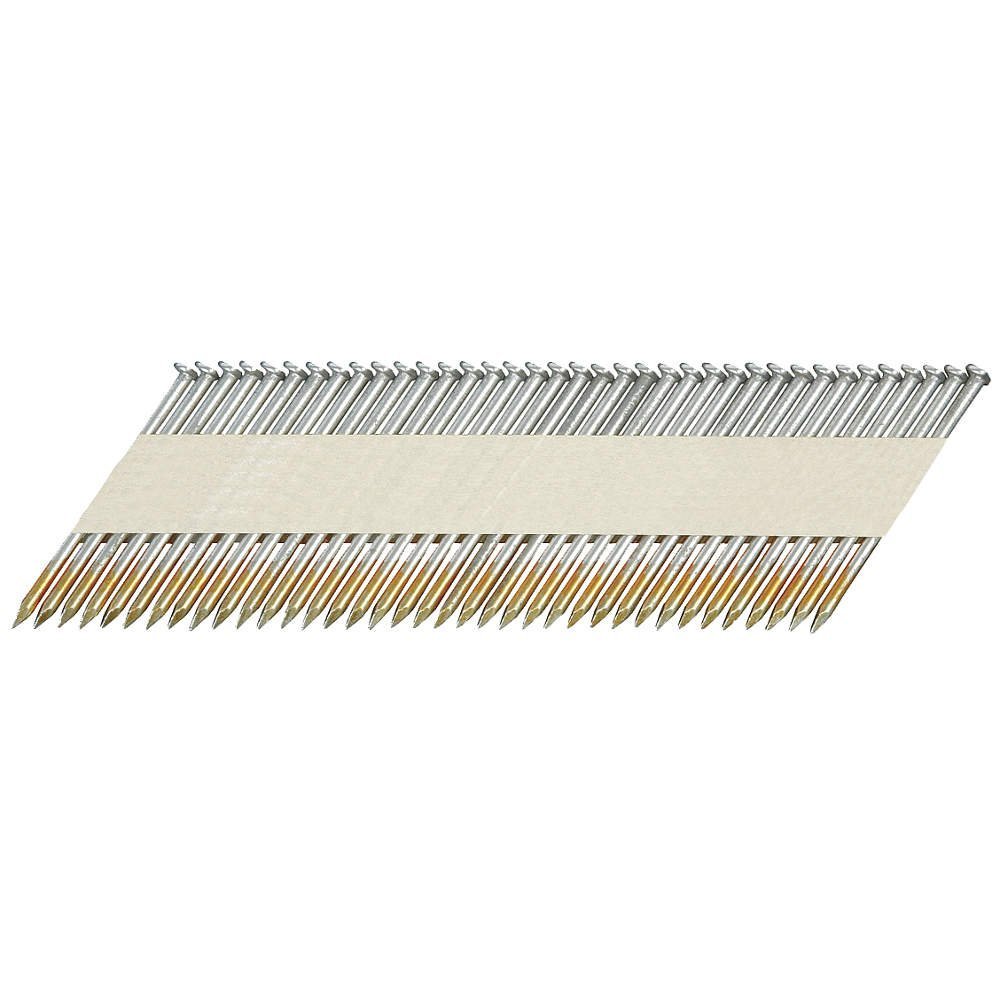 34° First Fix Galvanized Ring Shank Paper Collated Strip Nails (No Gas)