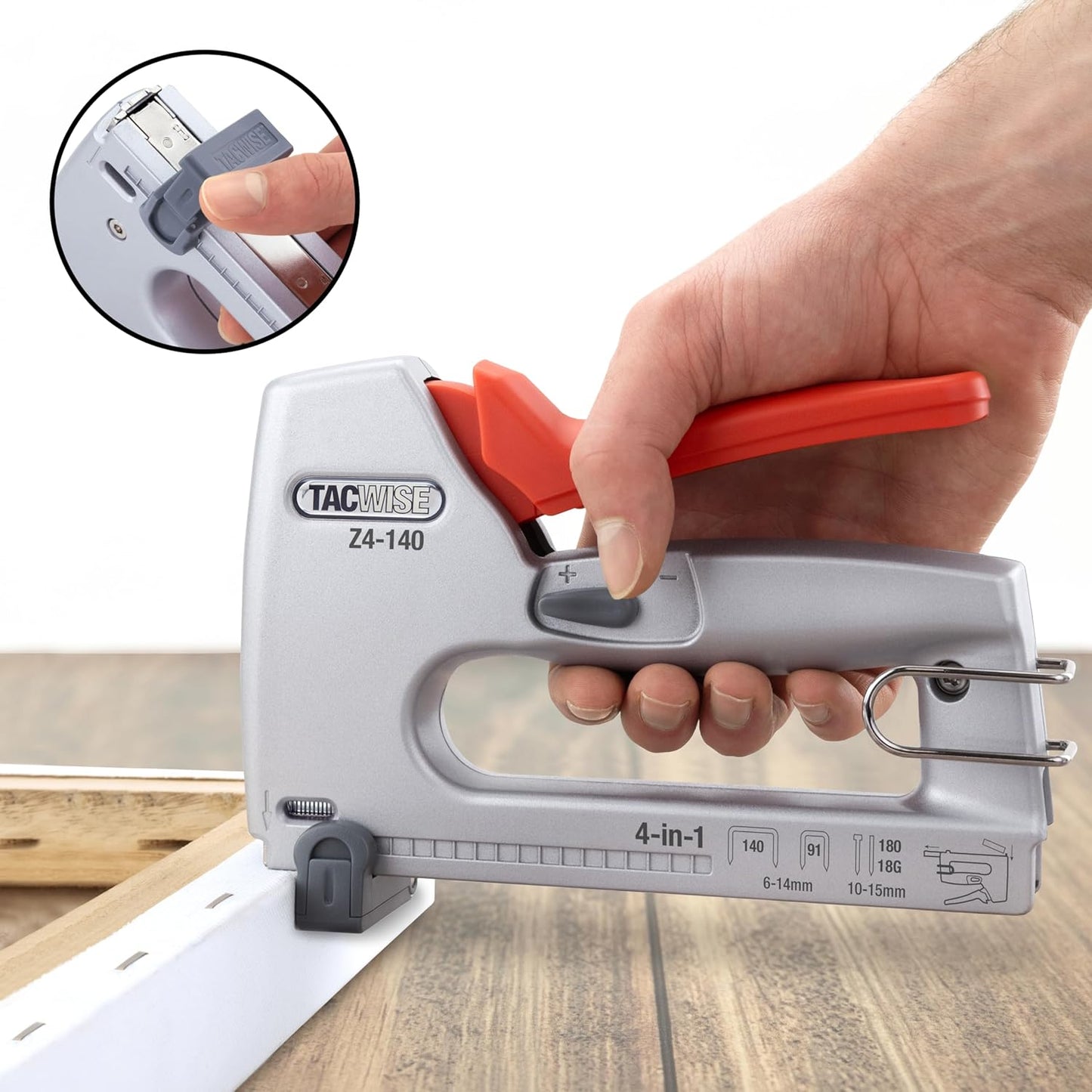 Tacwise 1747 Z4-140 Heavy Duty 4-in-1 Staple/Nail Gun