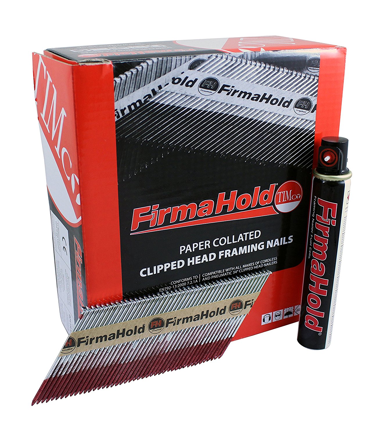 34˚ First Fix Galvanized Ring Shank Nail Fuel Pack