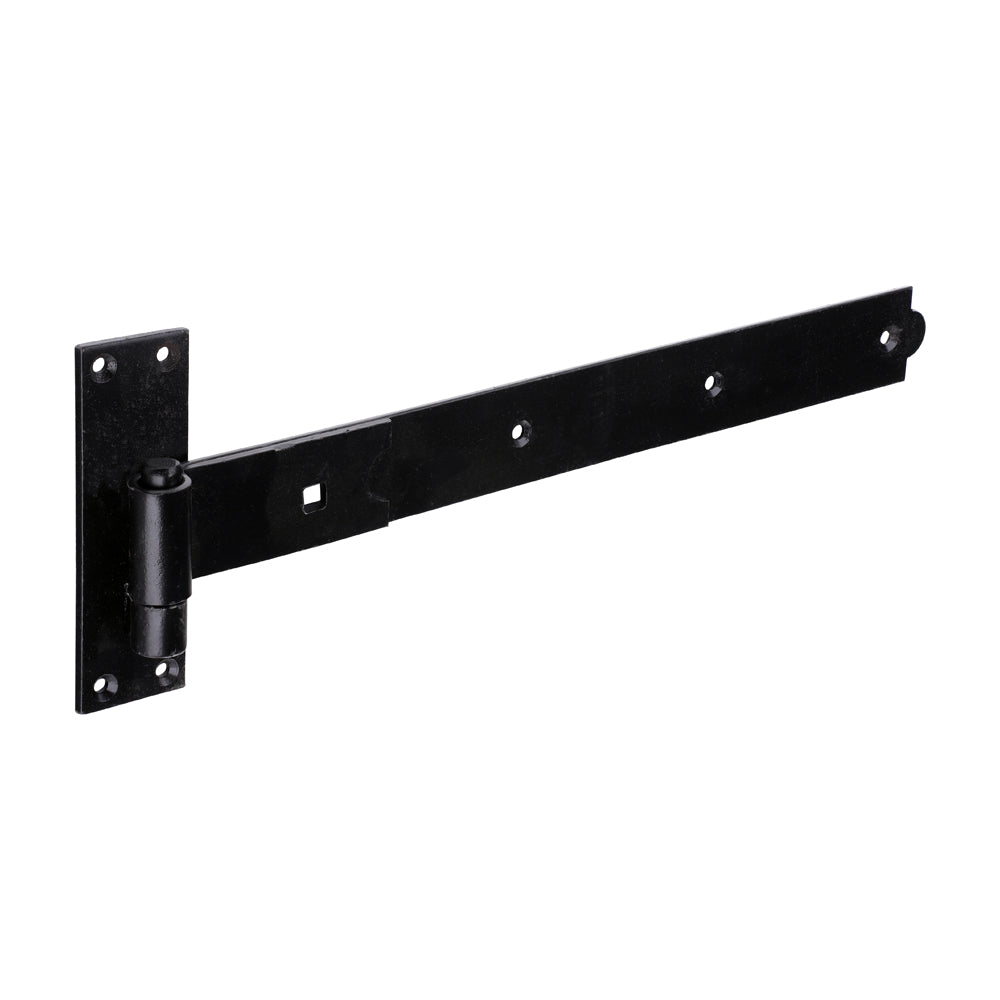 Straight Hook & Band Hinges on Plates - Black