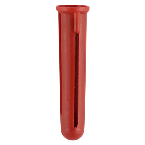 Plastic Wall Plugs - Red (7.5 x 30mm)
