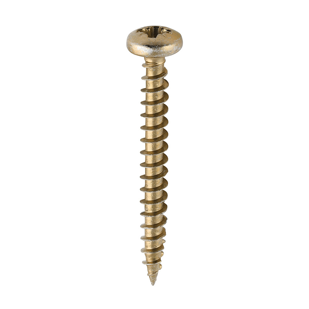 Timco Classic Yellow Multipurpose Panhead Woodscrews