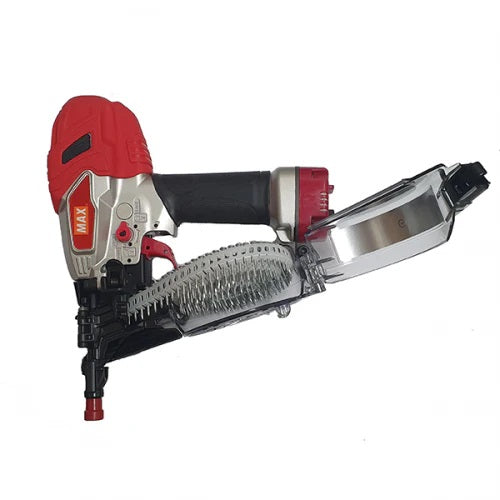 MAX CN238 Carpet Fitting Plastic Collation Air Coil Nailer - 19-38mm