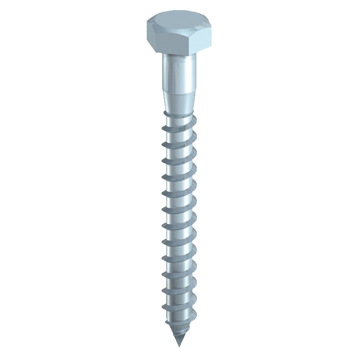 BZP Hex Head Coach Screws