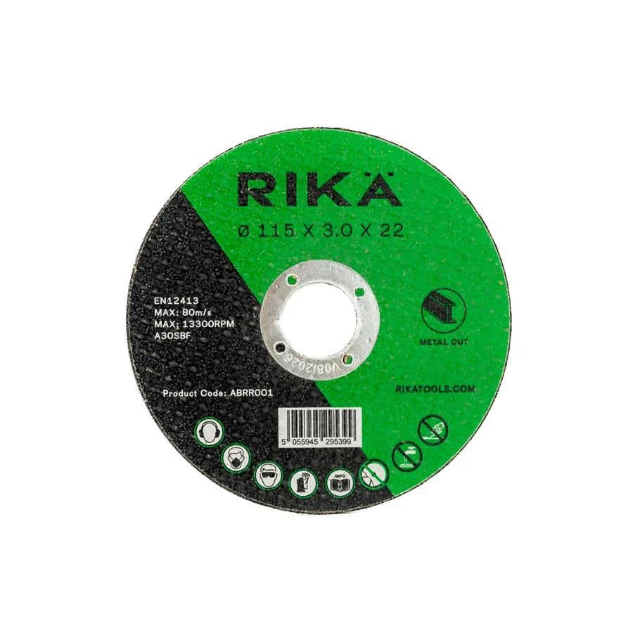 Rika Abrasive Metal Cutting Discs - 25pk