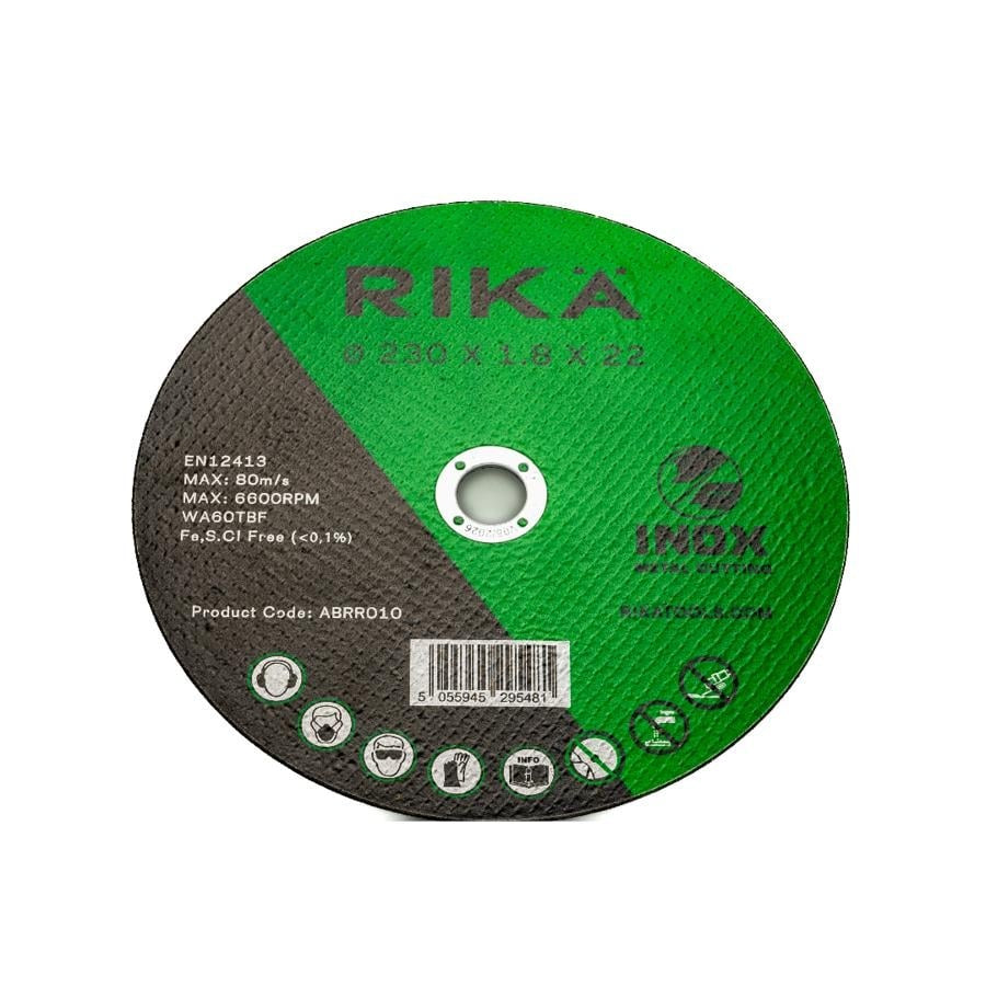Rika Stainless Thin Cutting Disc, 230 x 1.8 x 22mm