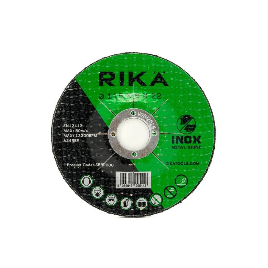 Rika Metal Grinding Disc 115 x 6 x 22mm