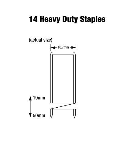 Tacwise G1450V 14 Series Heavy Duty Framing Air Stapler – 19mm-50mm