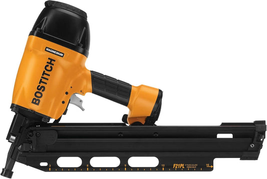 Bostitch F21PL 21 Degree 2-In-1 Round Head Air Framing Nailer - 45-90mm / 38-65mm