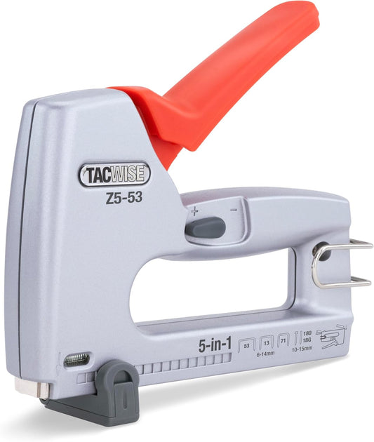 Tacwise 1748 Z5-53 Heavy Duty 5-in-1 Metal Staple/Nail Gun